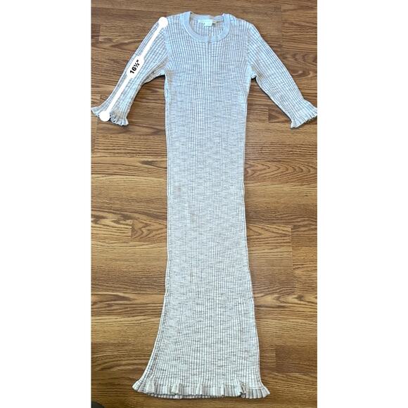 Veronica Beard tan bodycon  Richie Knit Dress size XL - Picture 7 of 12